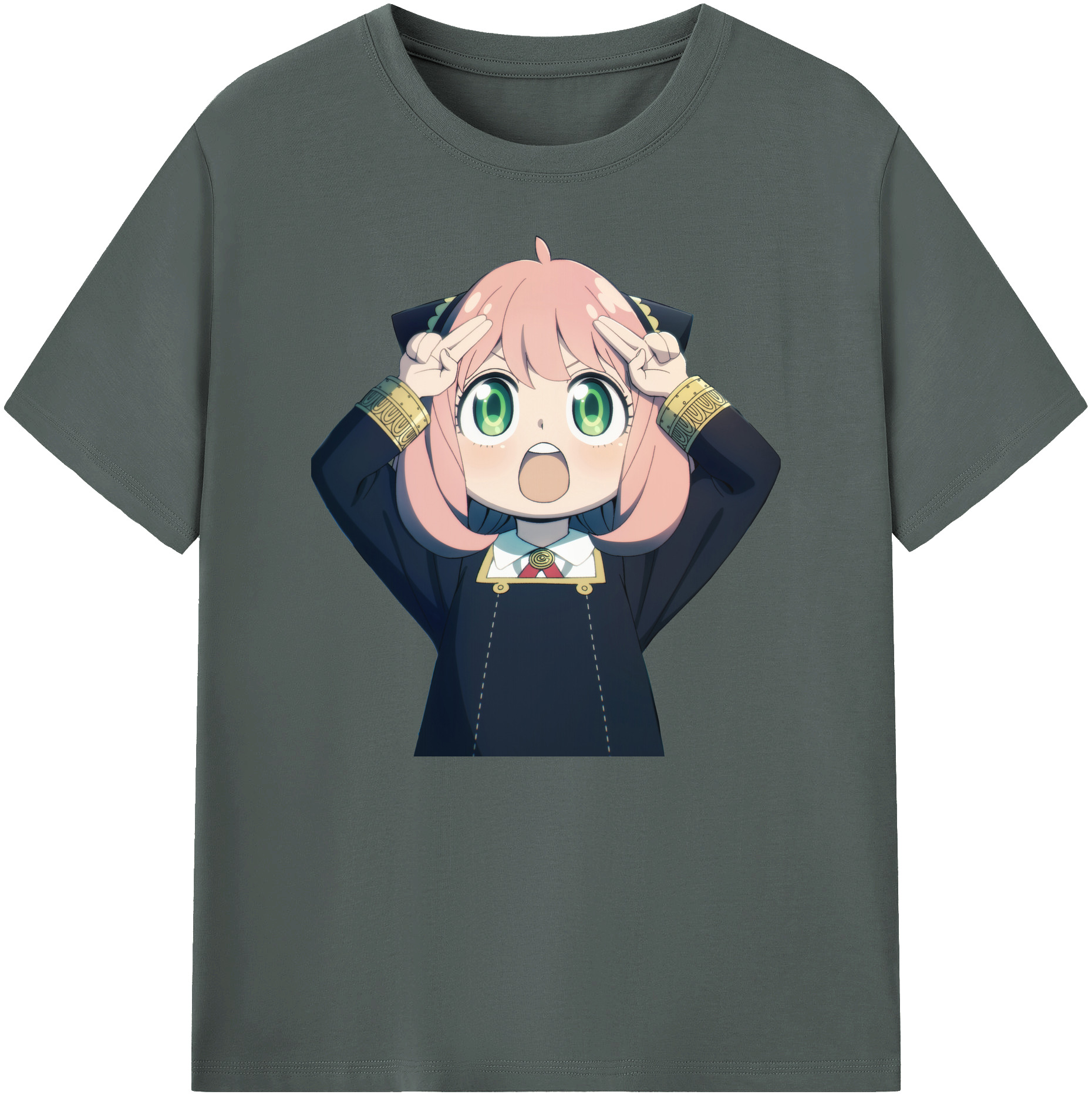 （画像用） SPY×FAMILY间谍家家酒 綿100％ メンズ半袖Tシャツ｜肌触りやわらか＆通気性